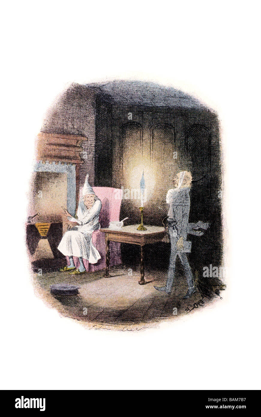 Marley s ghost A Christmas Carol in Prose, wird ein Ghost Story of Christmas Charles dickens Stockfoto