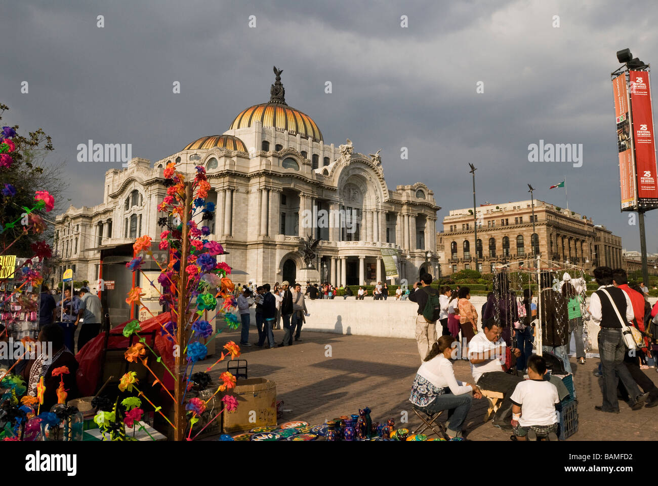 Palacio de Bellas Artes in Mexiko-Stadt. Stockfoto