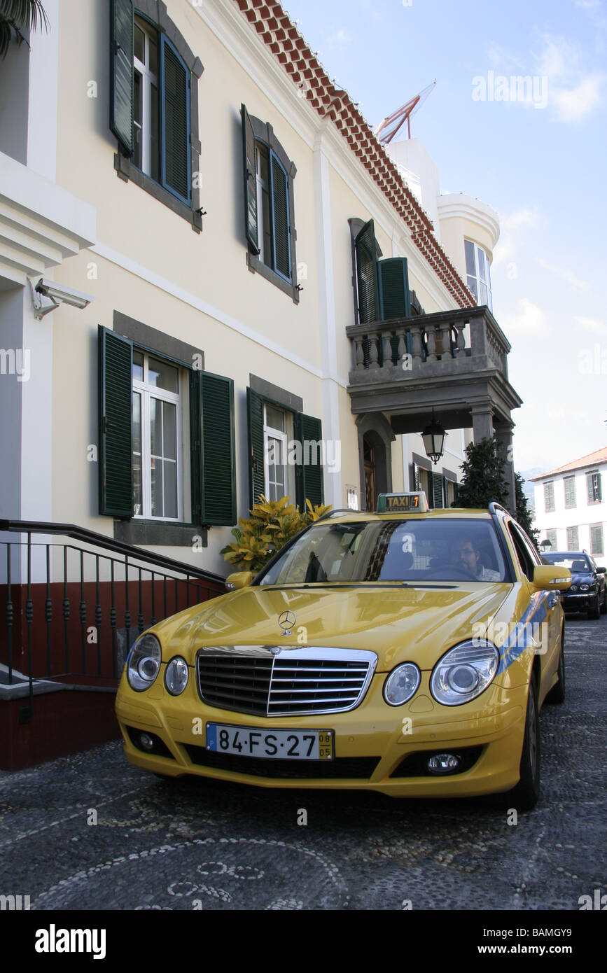Hotel und Taxi Altstadt Funchal Zona Velha Stockfoto