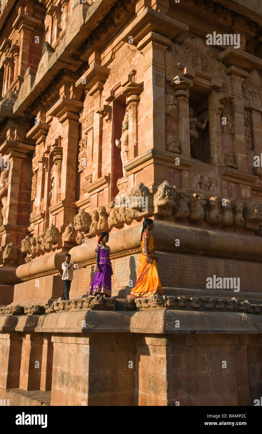Brihadishwara-Tempel Thanjavur Tamil Nadu Indien Stockfoto