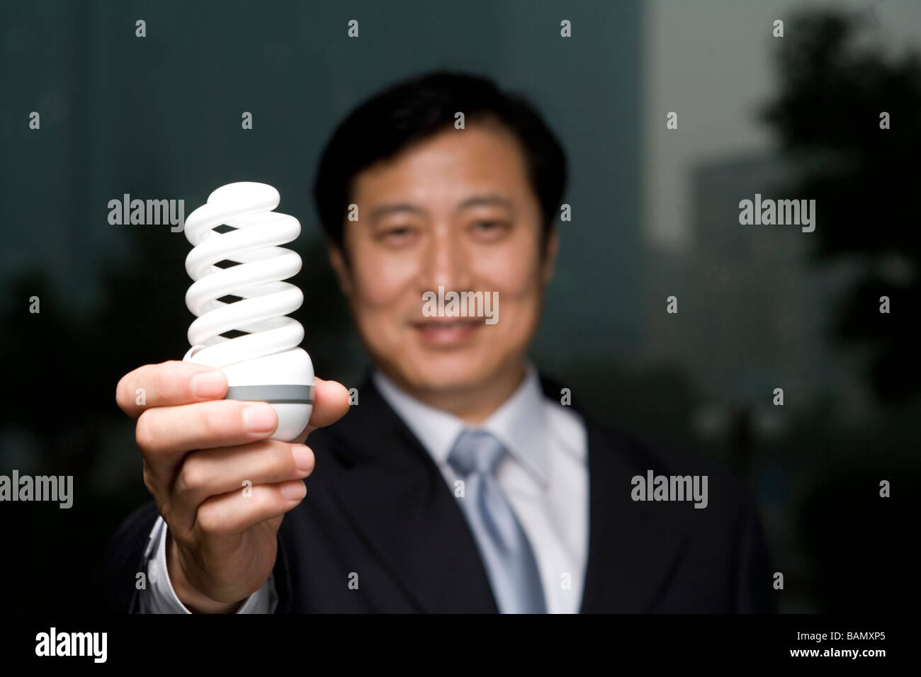 Energie-Einsparung Stockfoto