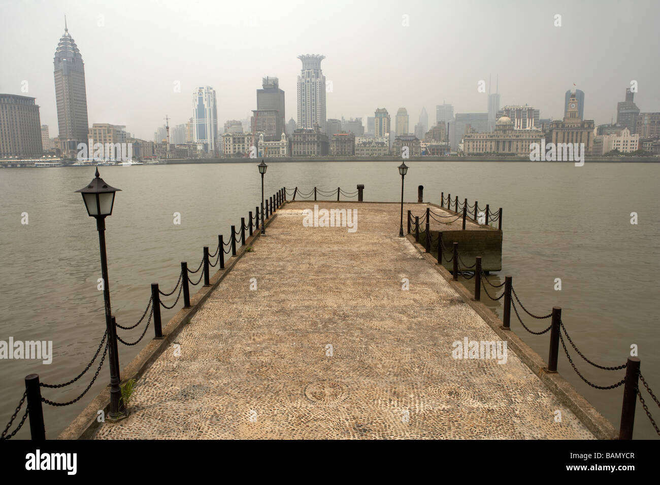 Eine Brücke nach nirgendwo, Shanghai Stockfoto