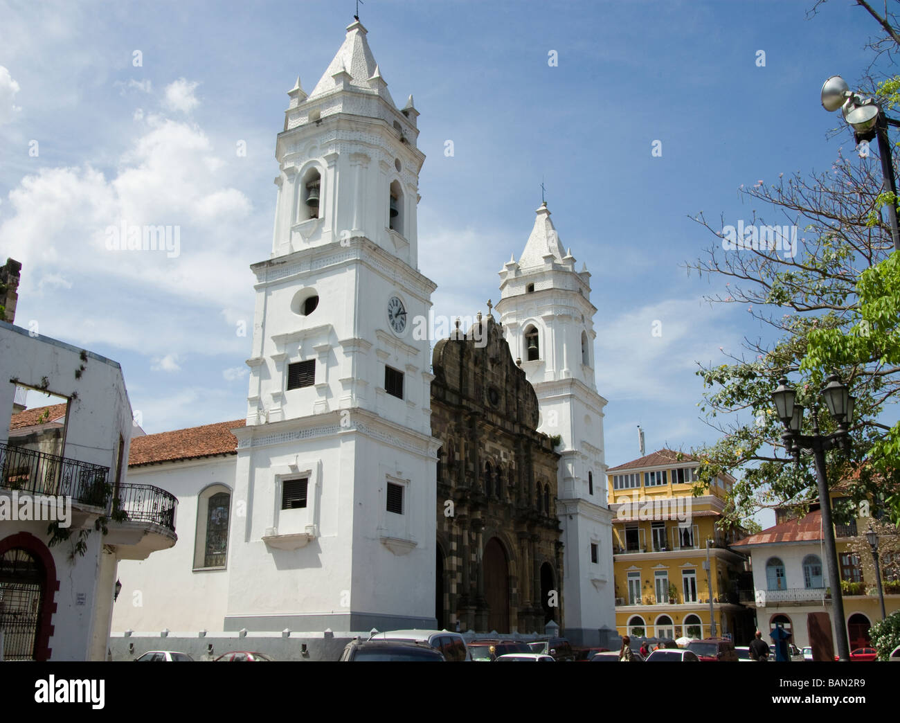 Panama.Panama Stadt. Alte Town.Metropolitan-Kathedrale. Stockfoto