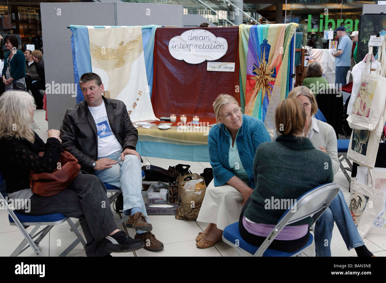 Traum Deutung-Diskussionsgruppe Stockfoto