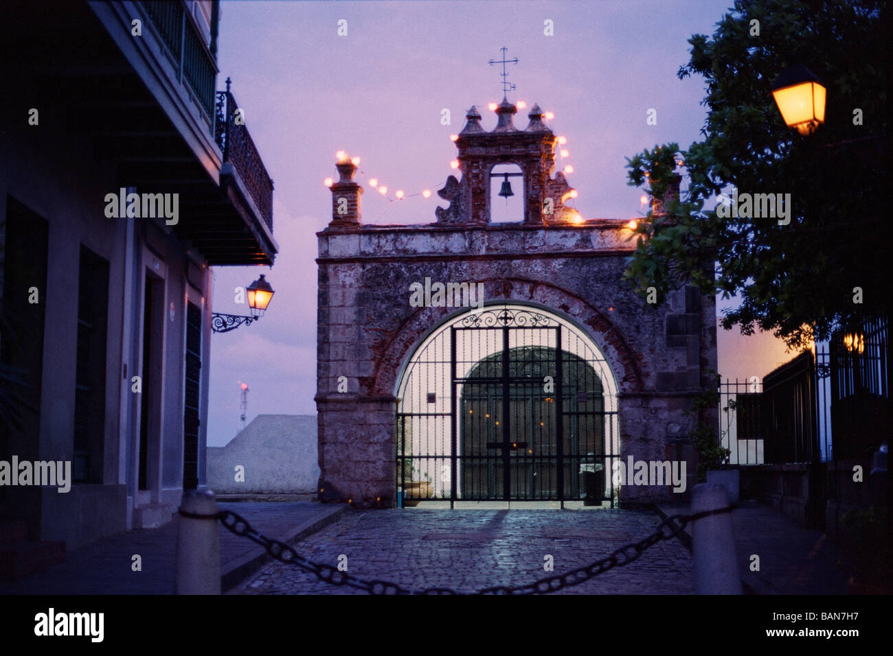 Capilla Del Cristo Kapelle alt San Juan Puerto Rico Stockfoto