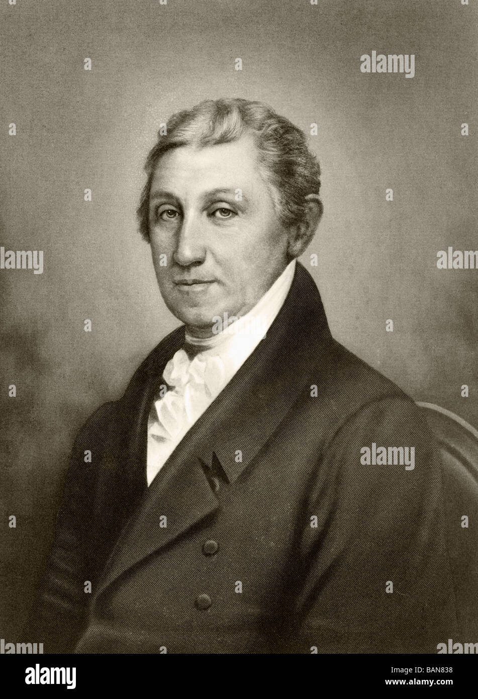 James Monroe, 1758-1831. Fünfter Präsident der Vereinigten Staaten von Amerika Stockfoto