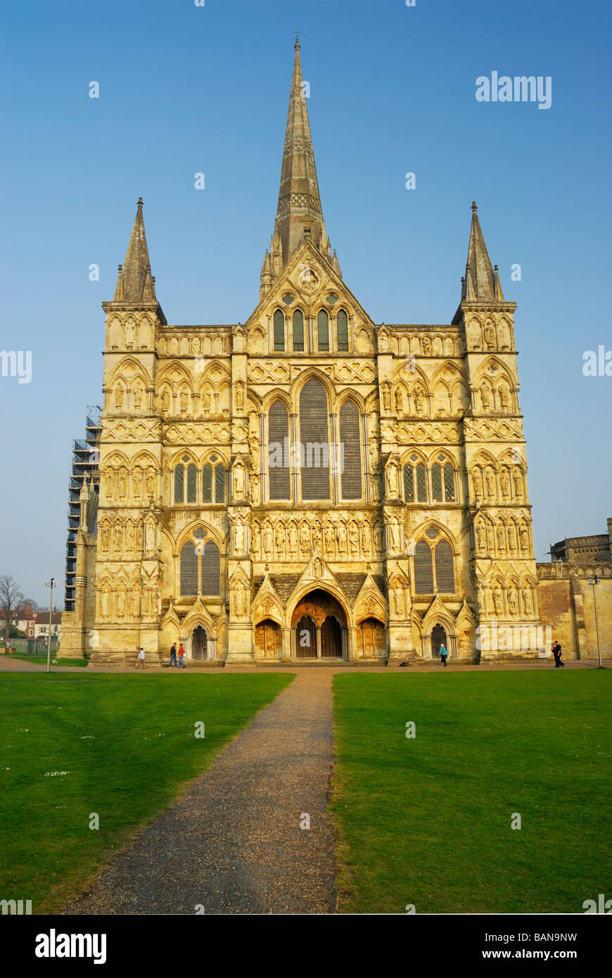 Salisbury Kathedrale Salisbury Wiltshire Stockfoto