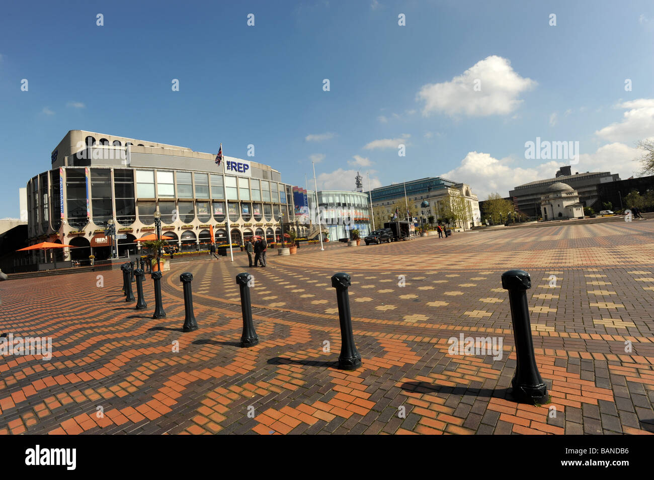 Centenary Square und die Rep-Theater in Birmingham England Uk Stockfoto