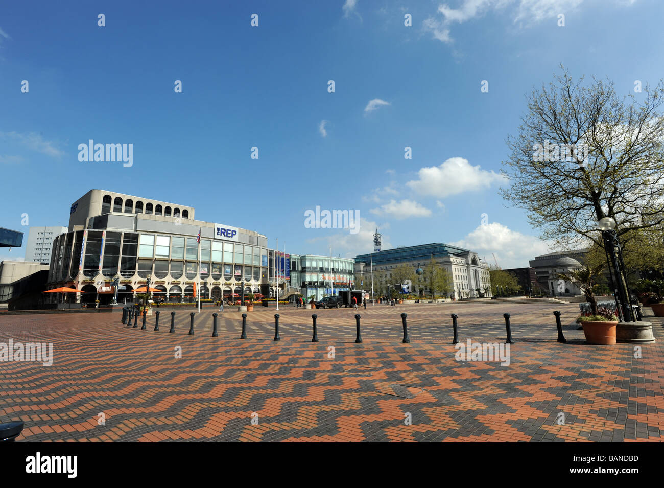 Centenary Square und die Rep-Theater in Birmingham England Uk Stockfoto