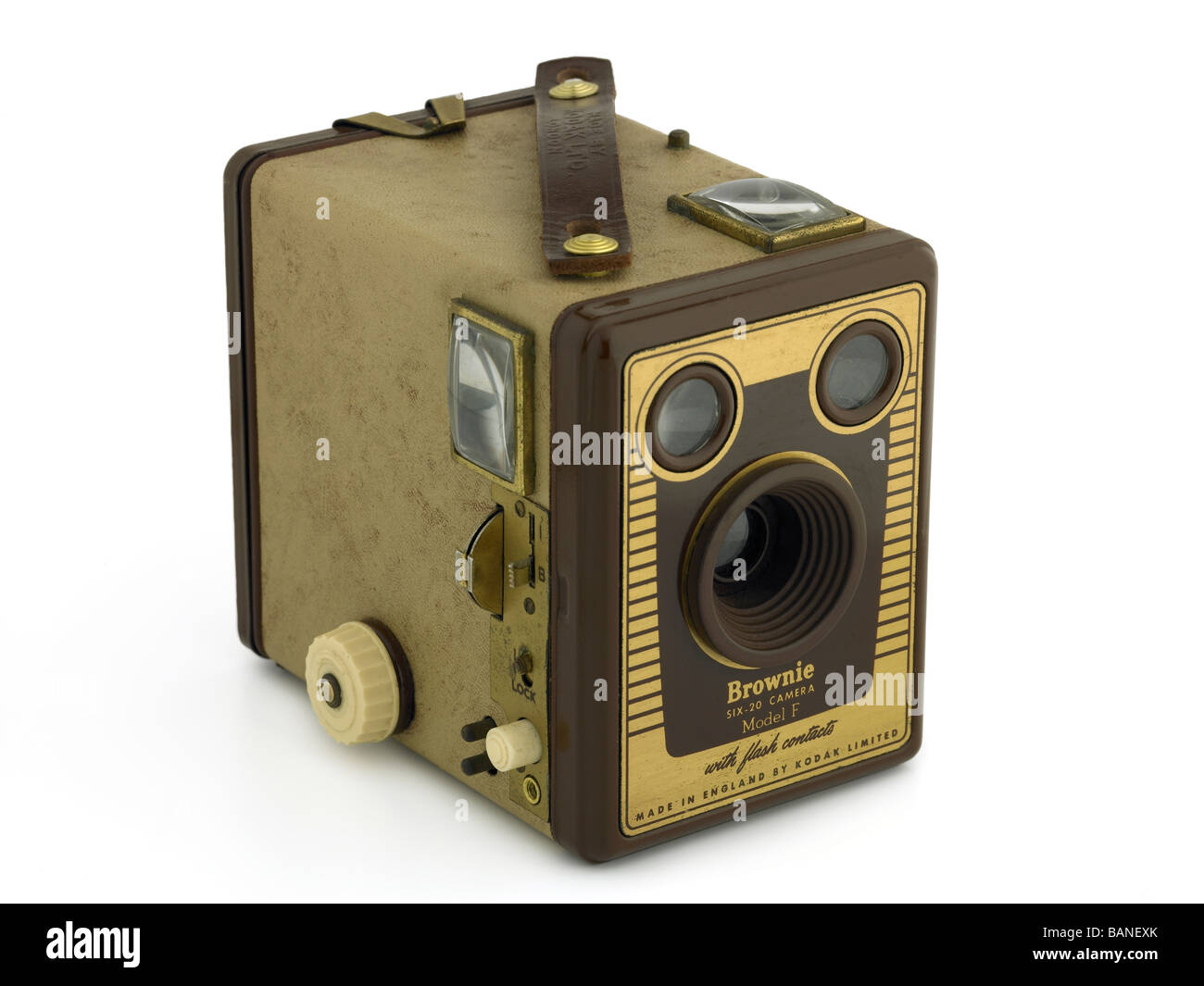 Kodak Brownie Box-Kamera ca. 1952 Stockfoto