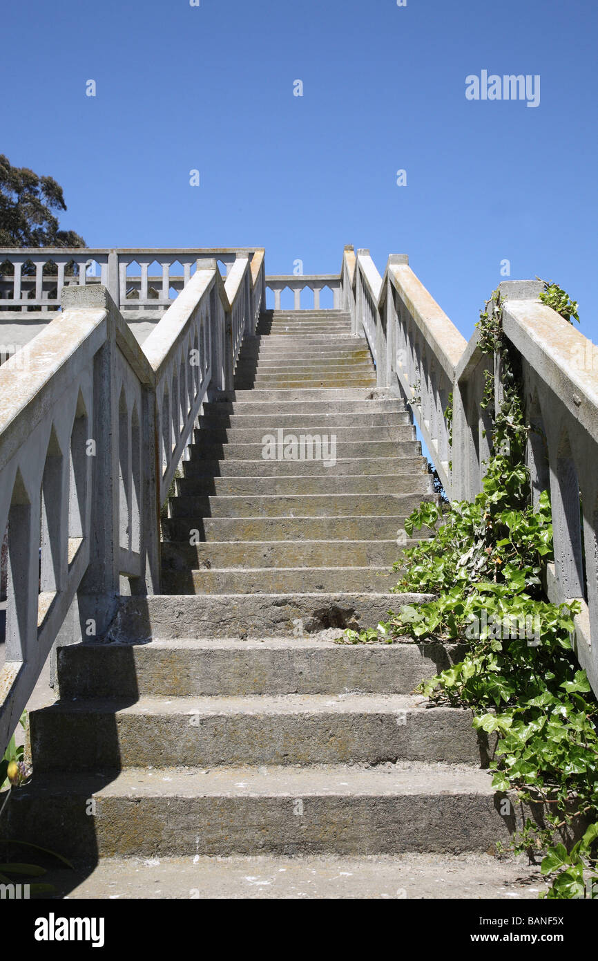 Stein-Treppe Stockfoto