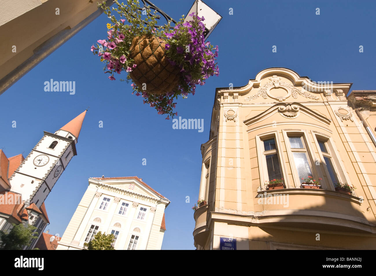 Elk192 1334 Kroatien Varazdin Kirche des Heiligen Nikolaus Stockfoto