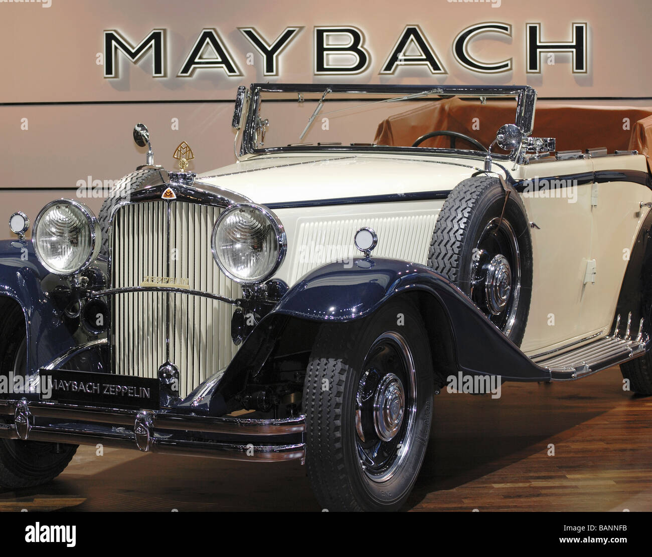 Alte klassische Maybach-Autos Stockfoto