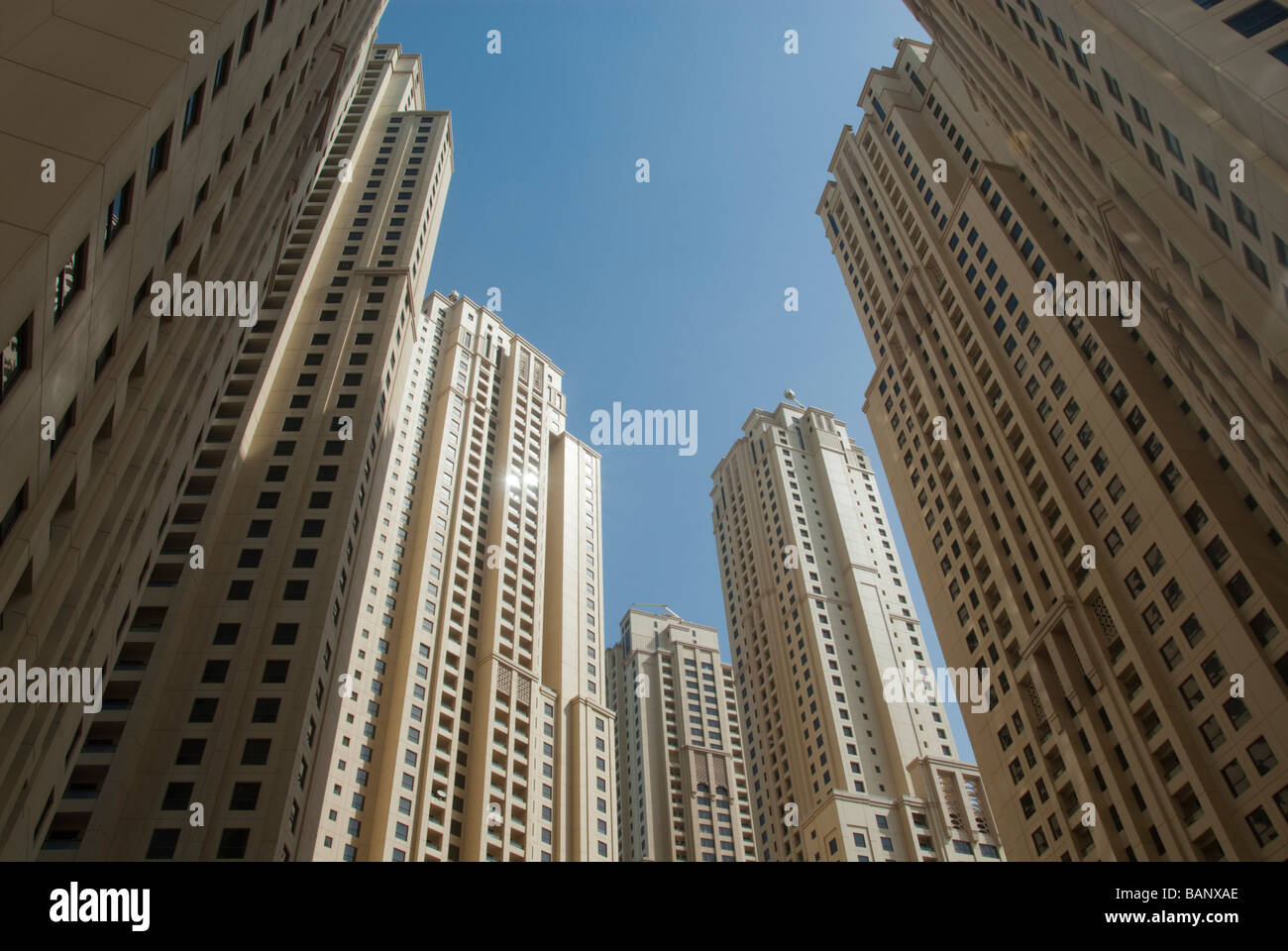 Jumeirah Beach Residence Dubai Vereinigte Arabische Emirate Stockfoto