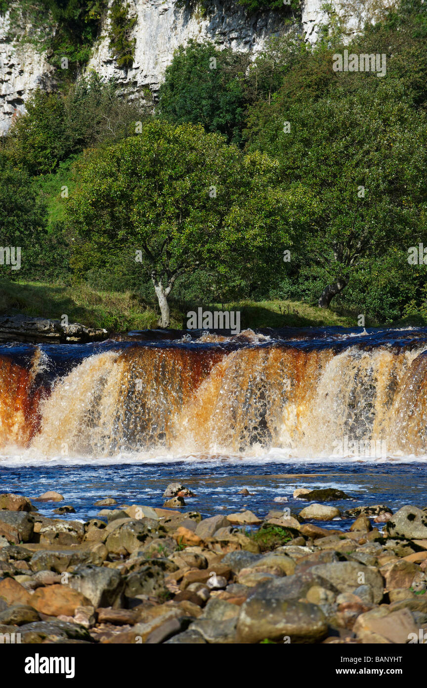 Wainwath Falls Yorkshire UK Stockfoto