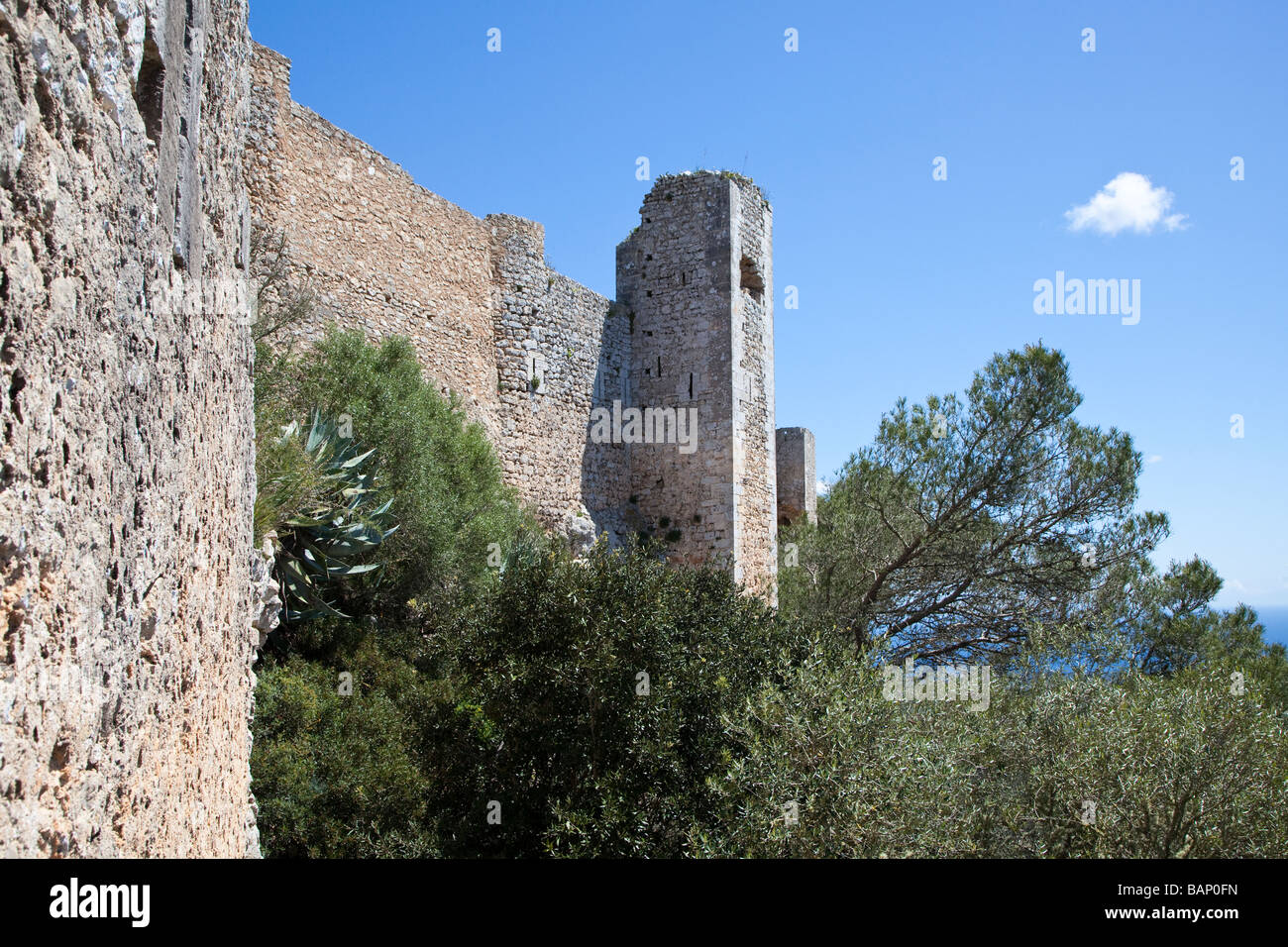 Castell de Santueri Felanitx Mallorca Spanien Stockfoto