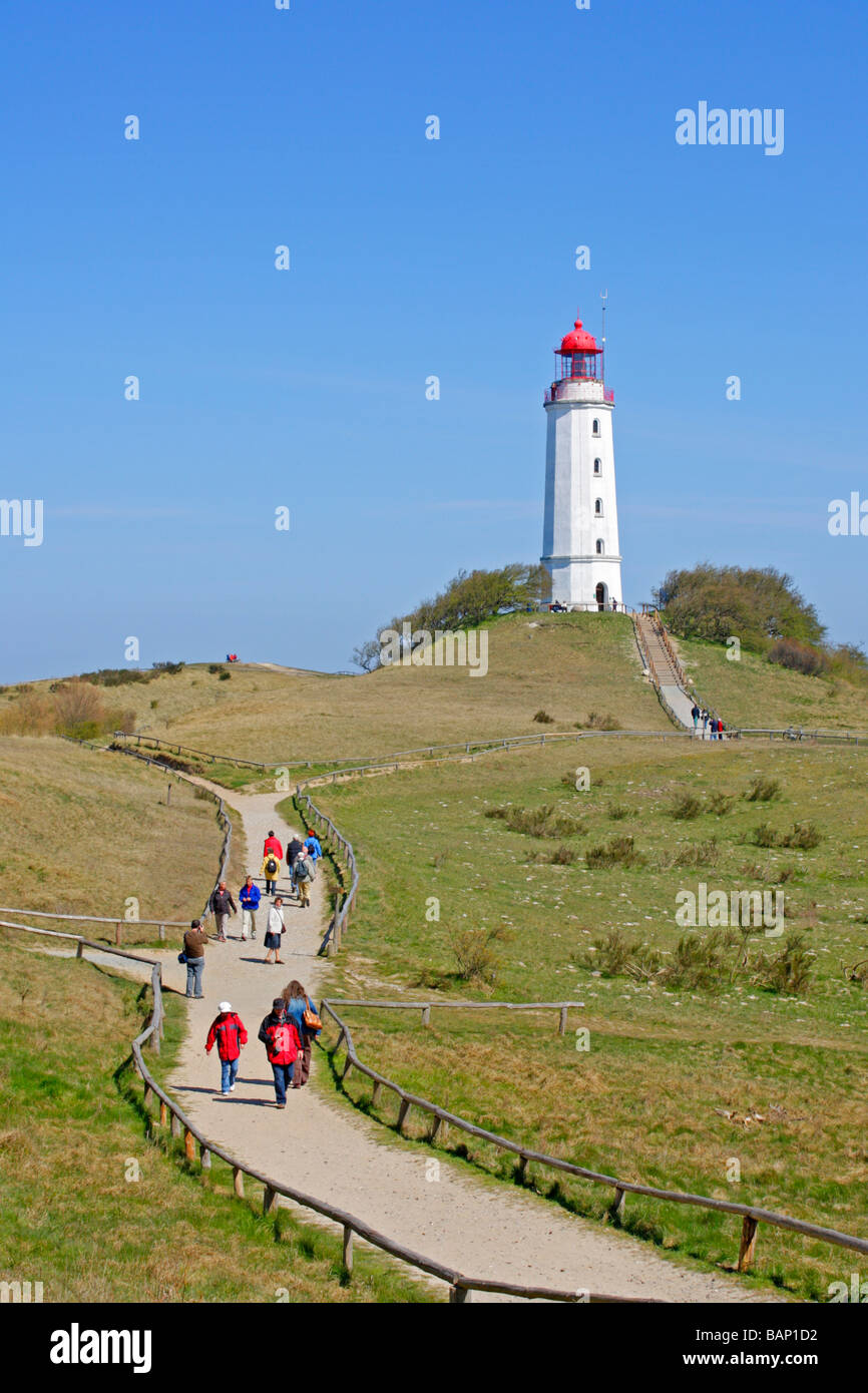Leuchtturm, Insel Hiddensee, Mecklenburg Vorpommern Stockfoto