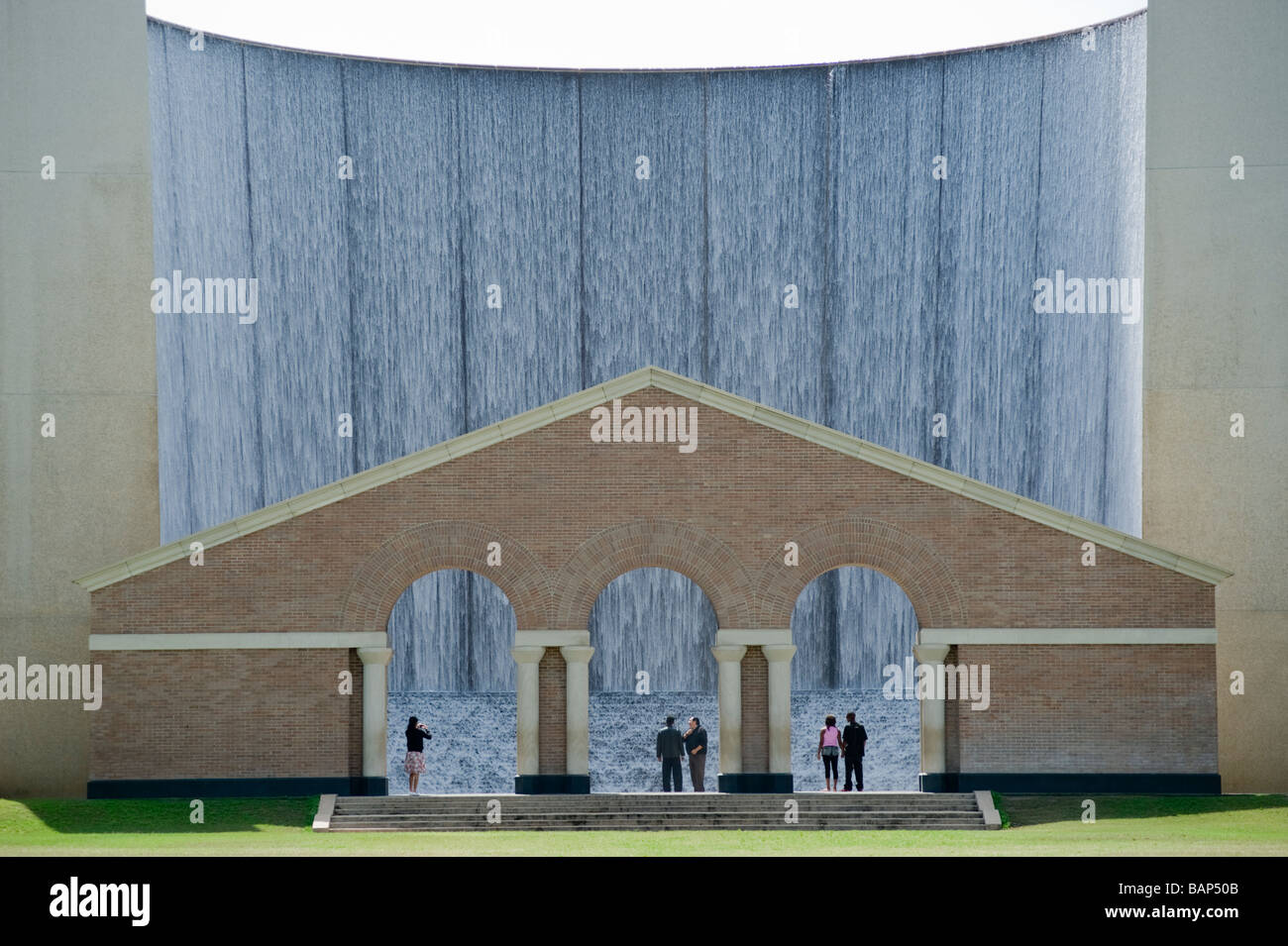 Die Waterwall in Houston, Texas, USA. Stockfoto