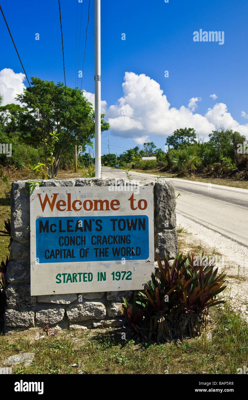 McLeans Town, Grand Bahama, Bahamas. Stockfoto