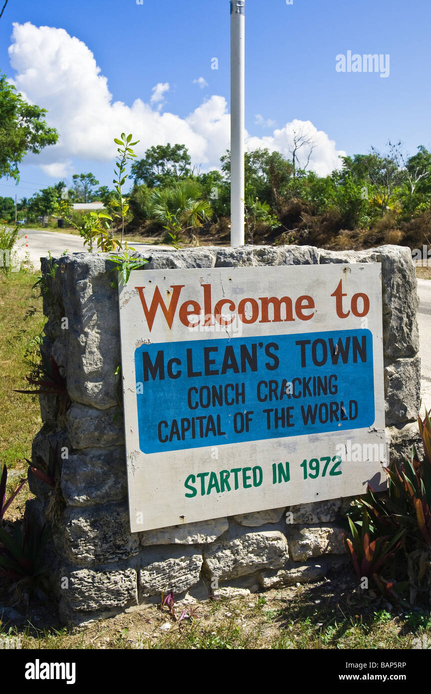 McLeans Town, Grand Bahama, Bahamas. Stockfoto