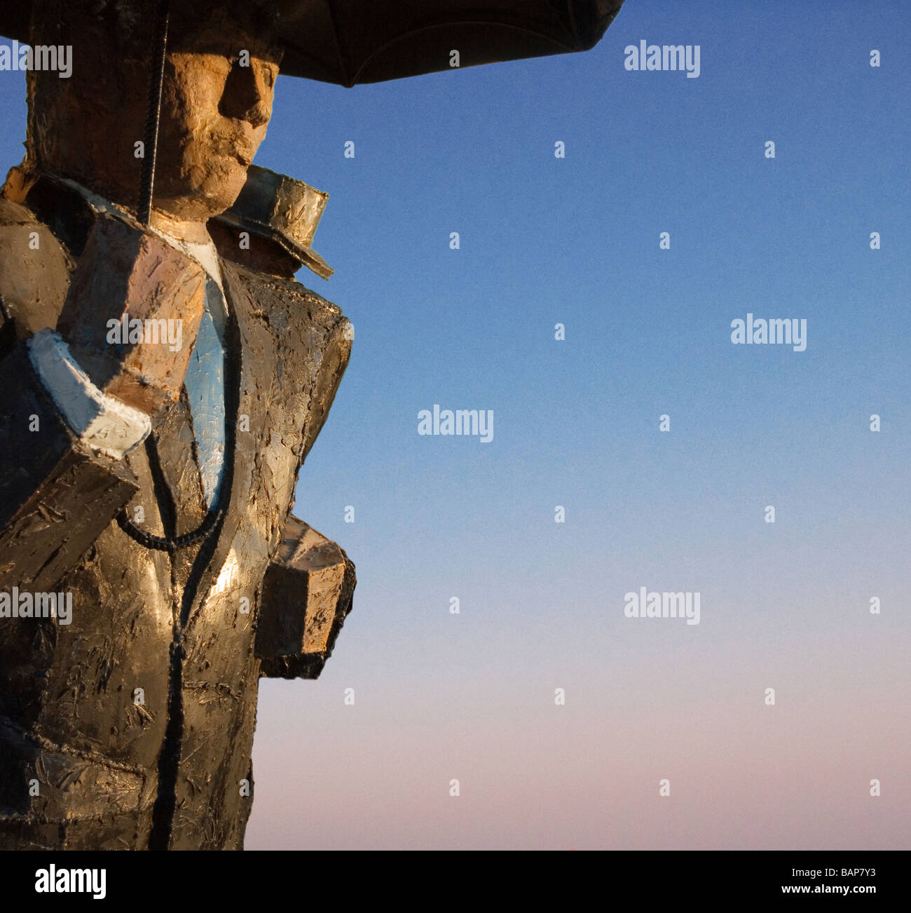 Männer aus Eisen Stockfoto