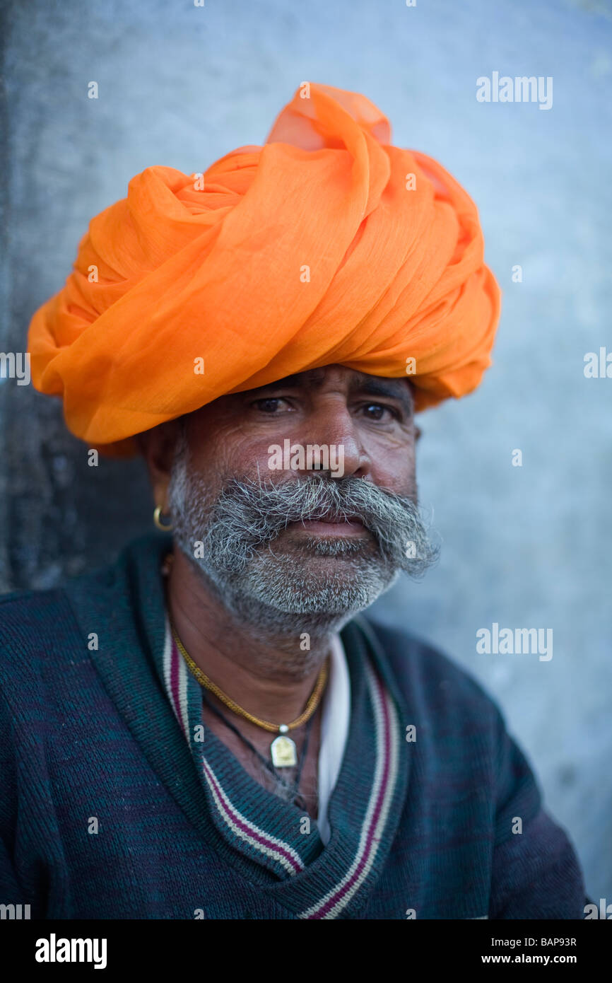 Indische Männer, Kishangarh, Rajasthan, Indien Stockfoto