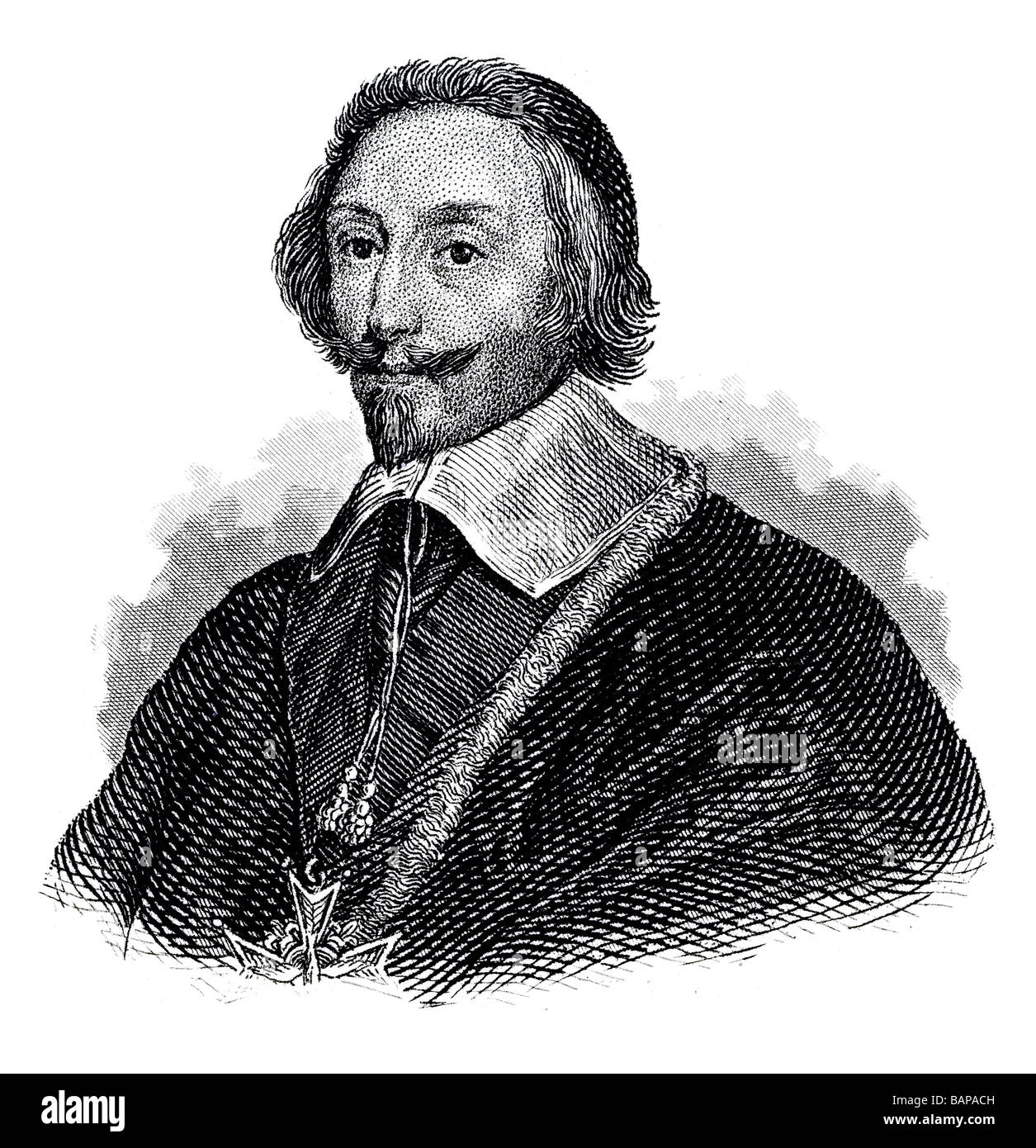 Armand Jean du Plessis de Richelieu, Kardinal-Duc de Richelieu Stockfoto
