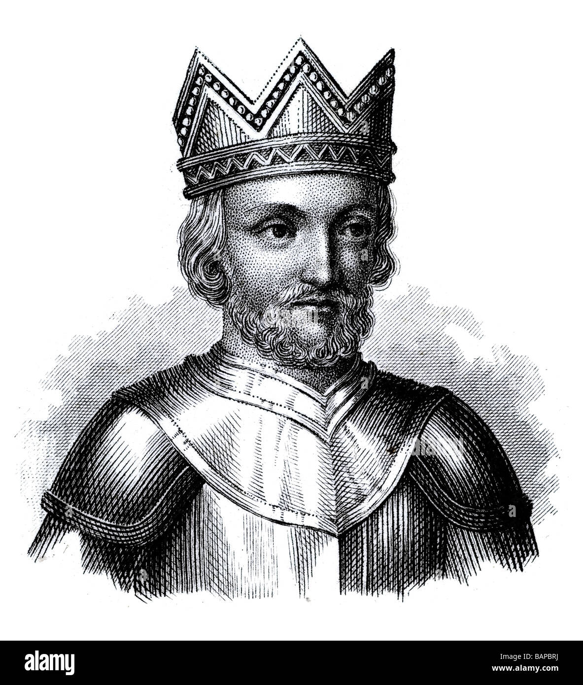 Friedrich i., König Barbarossa, Kaiser des Heiligen Römischen Reiches Stockfoto