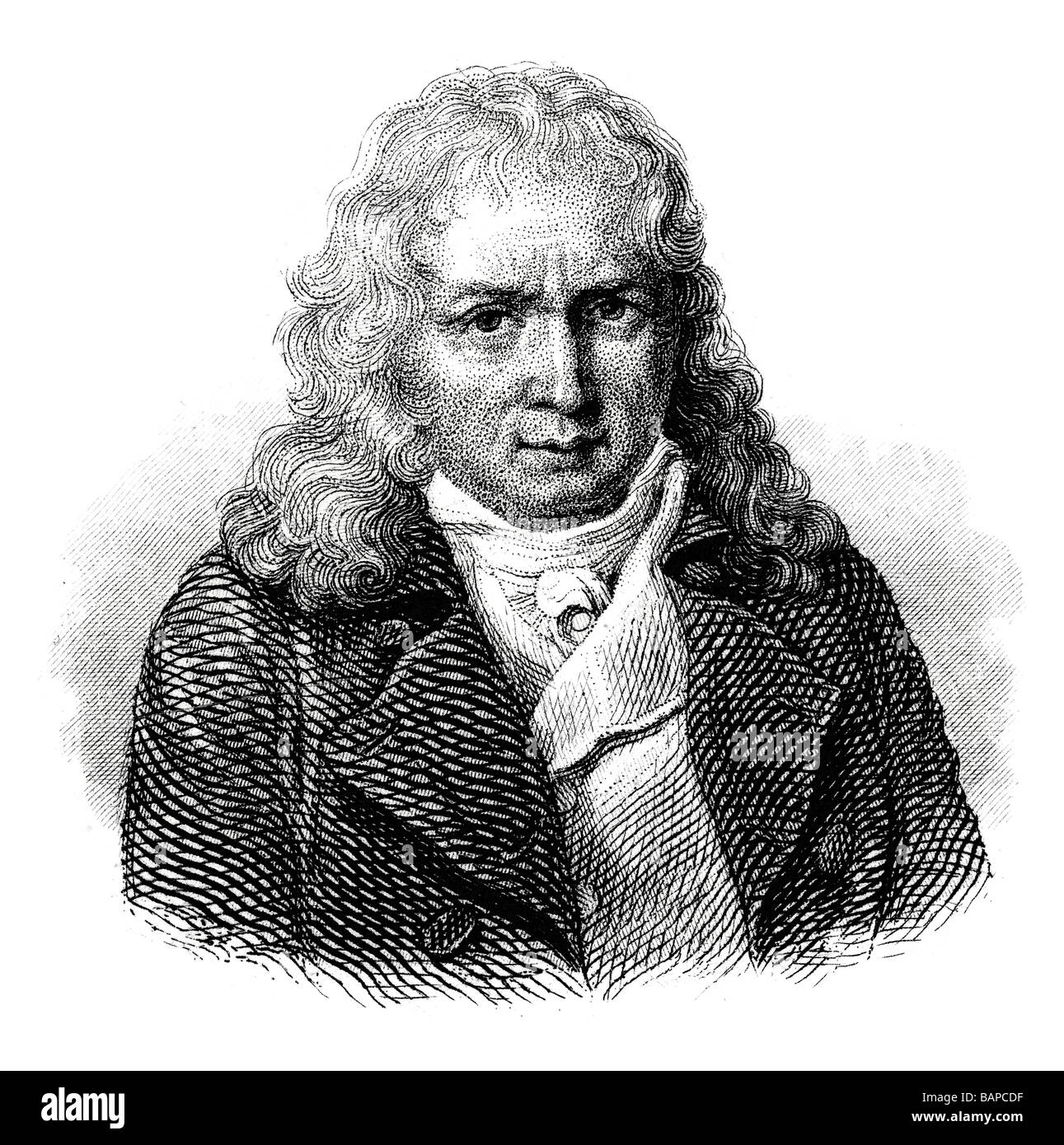 Jacques-Henri Bernardin de Saint-Pierre Stockfoto