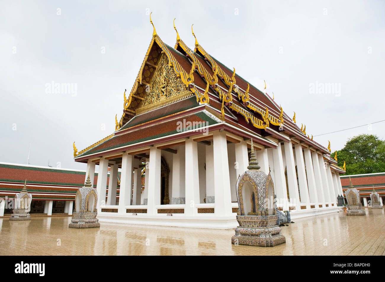 Wat Saket, Bangkok, Thailand. Stockfoto