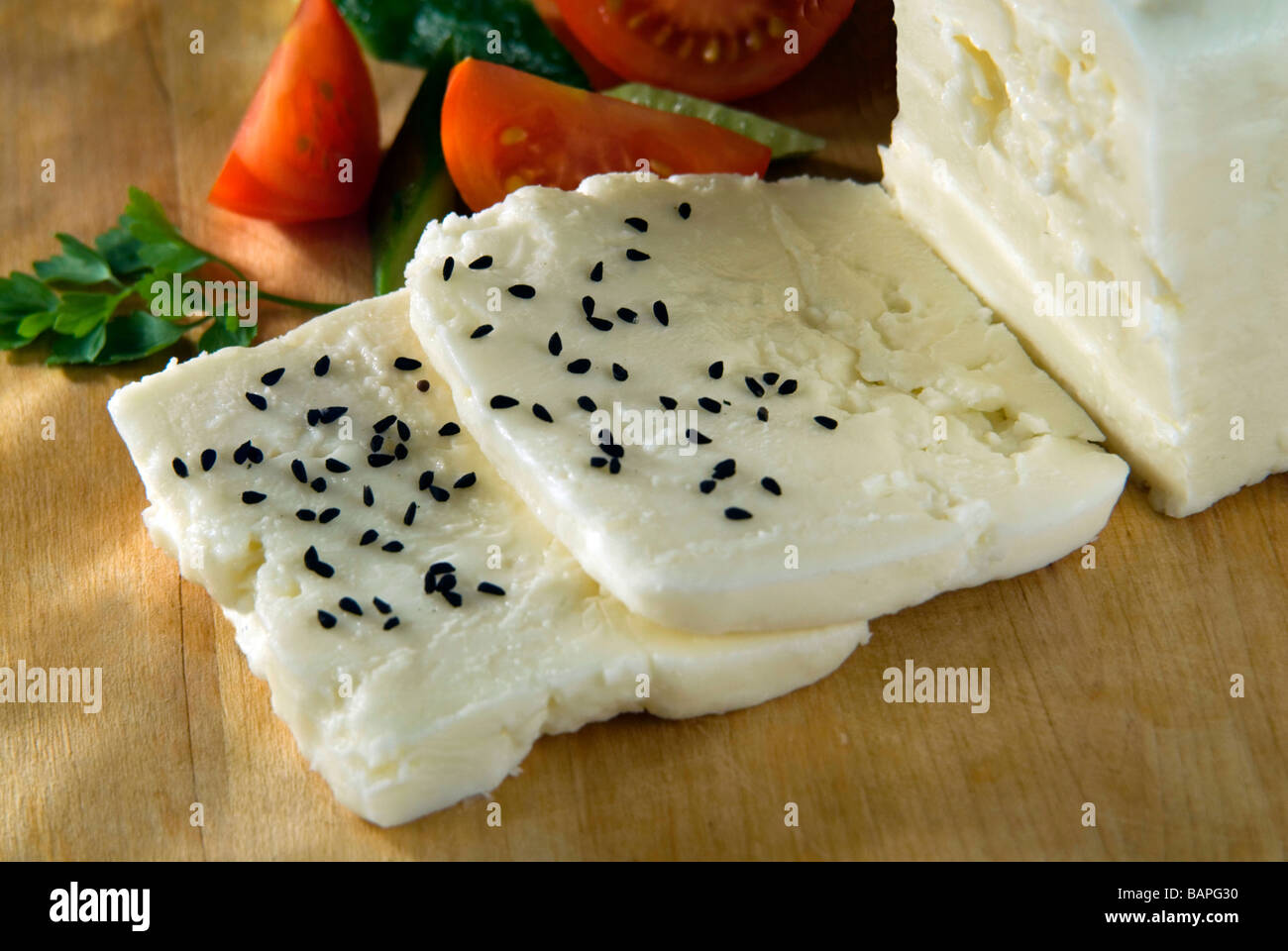 traditionelle türkische Ezine weißer Käse Stockfoto