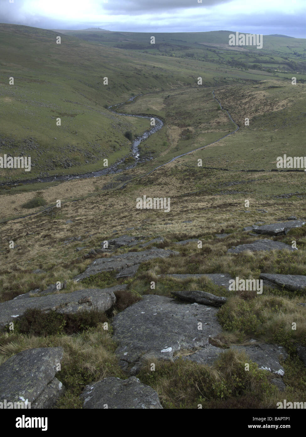 Tavy Cleave Dartmoor Devon Stockfoto