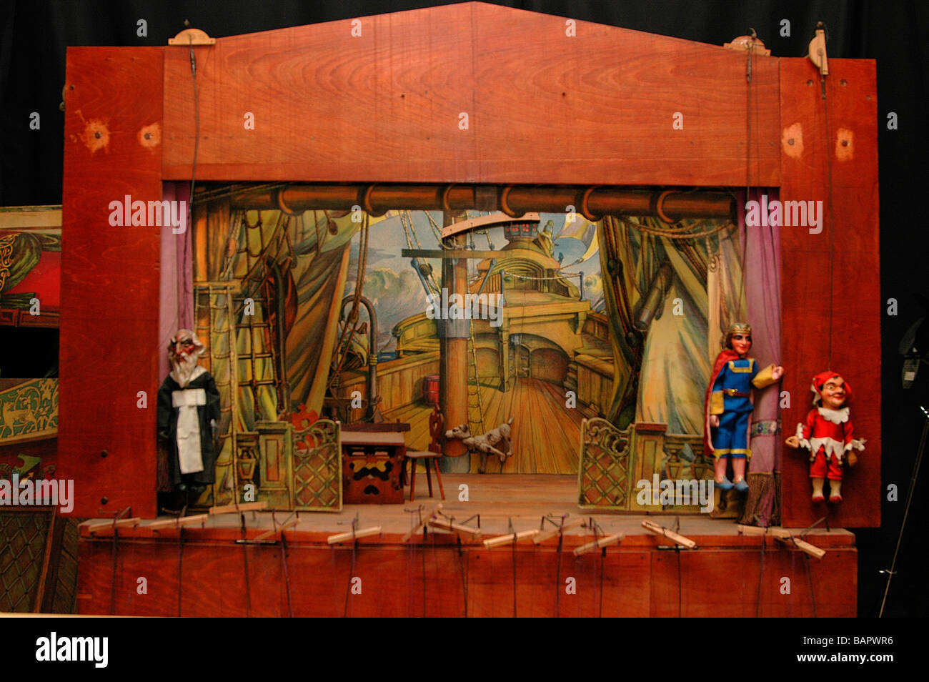 Ein altes Theater marionette Marionetten in Prag in der Tschechischen Republik Stockfoto
