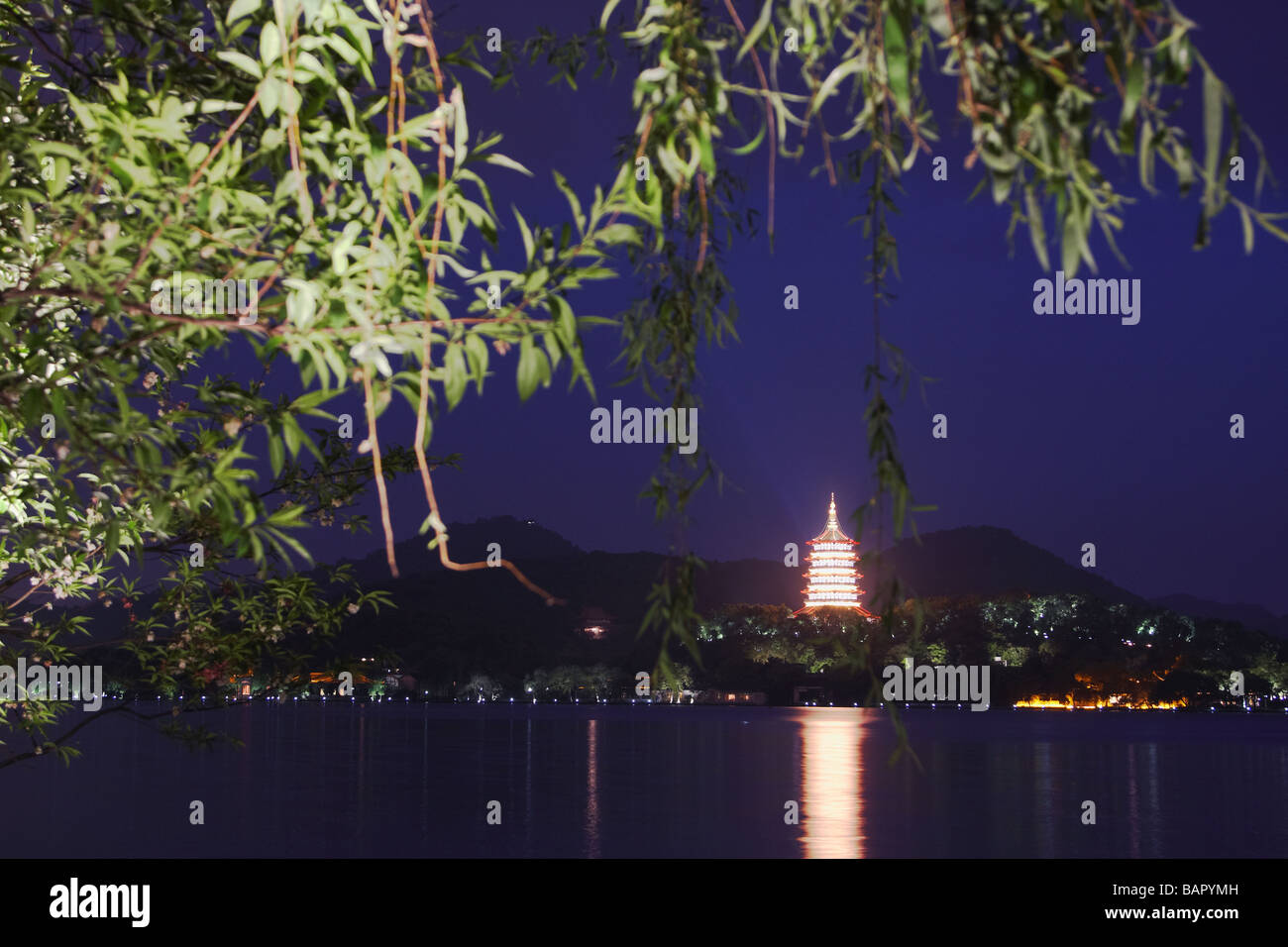 JINSI Si auf Xi Hu Westsee, Hangzhou, China Stockfoto