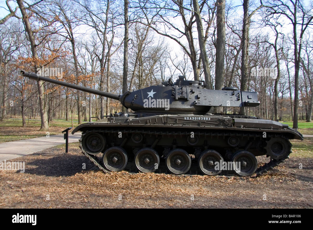 M41A3 Walker Bulldog American light Tank. Stockfoto