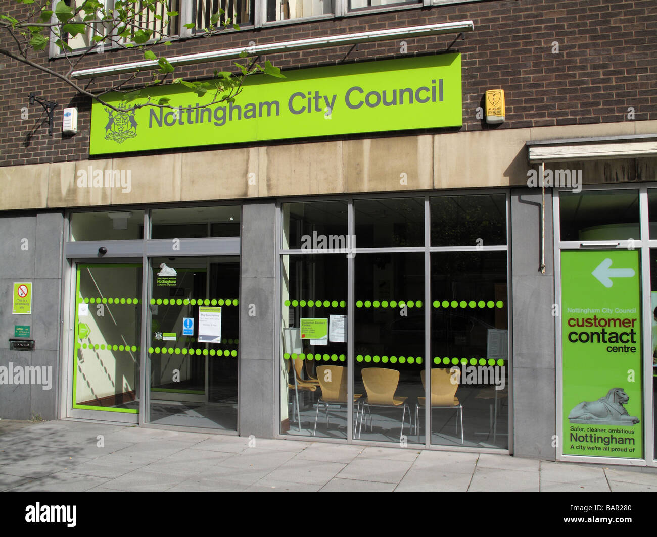 Nottingham City Council, Nottingham, England, Großbritannien Stockfoto
