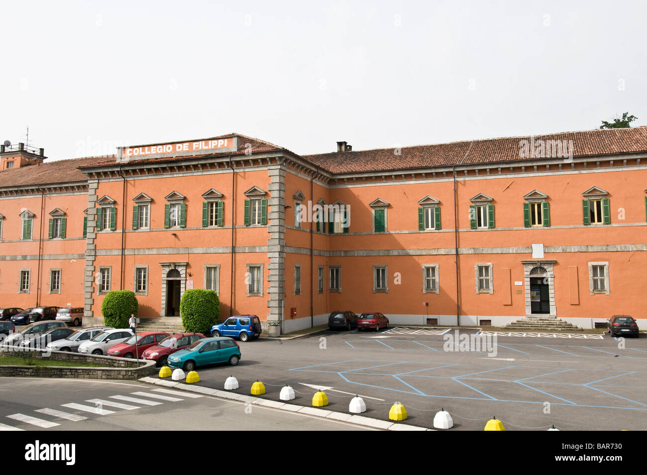 Collegio De Filippi Arona am Lago Maggiore Provinz Novara Italien Stockfoto