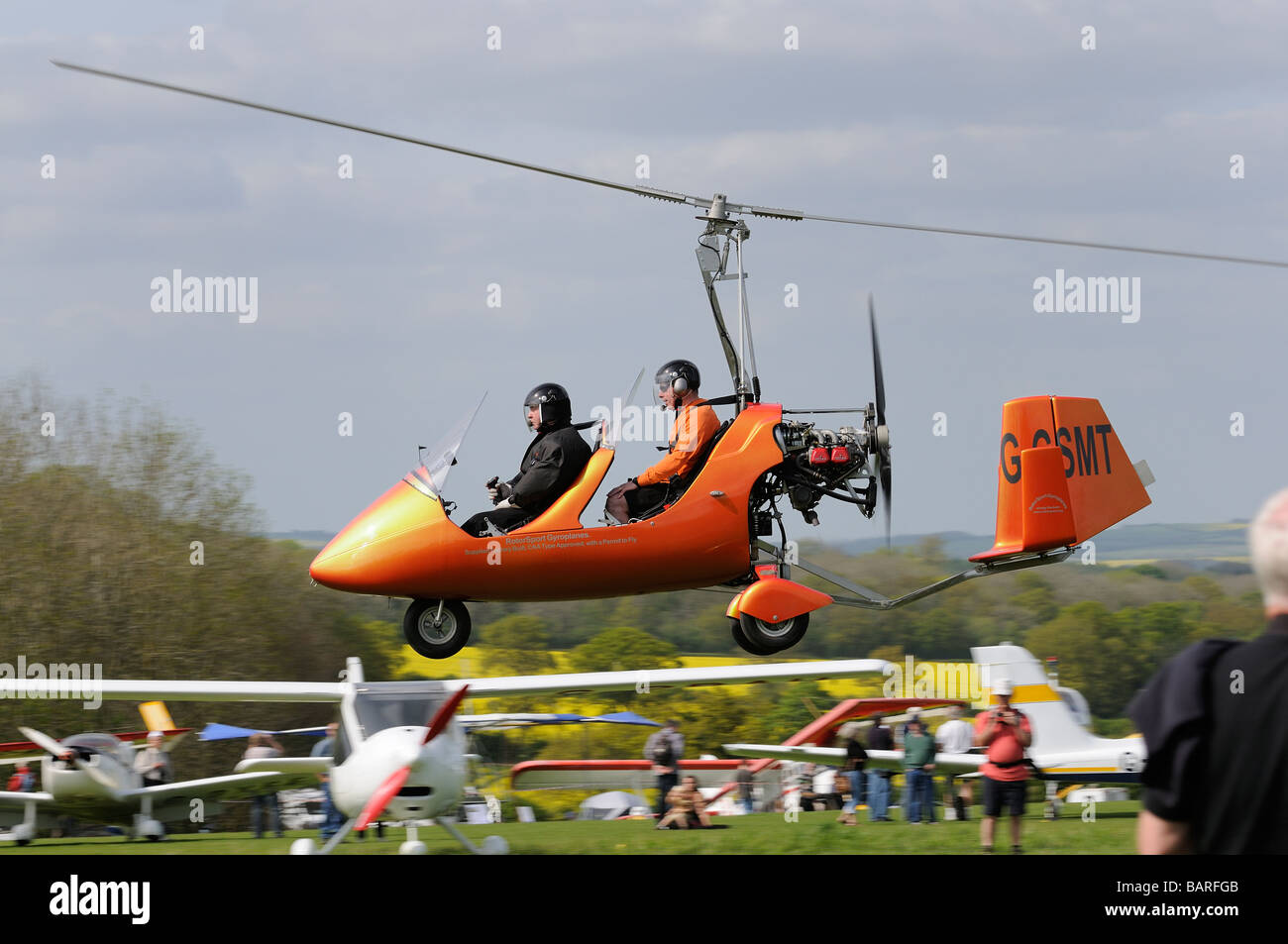 RotorSport Gyrocopter G-GSMT Stockfoto