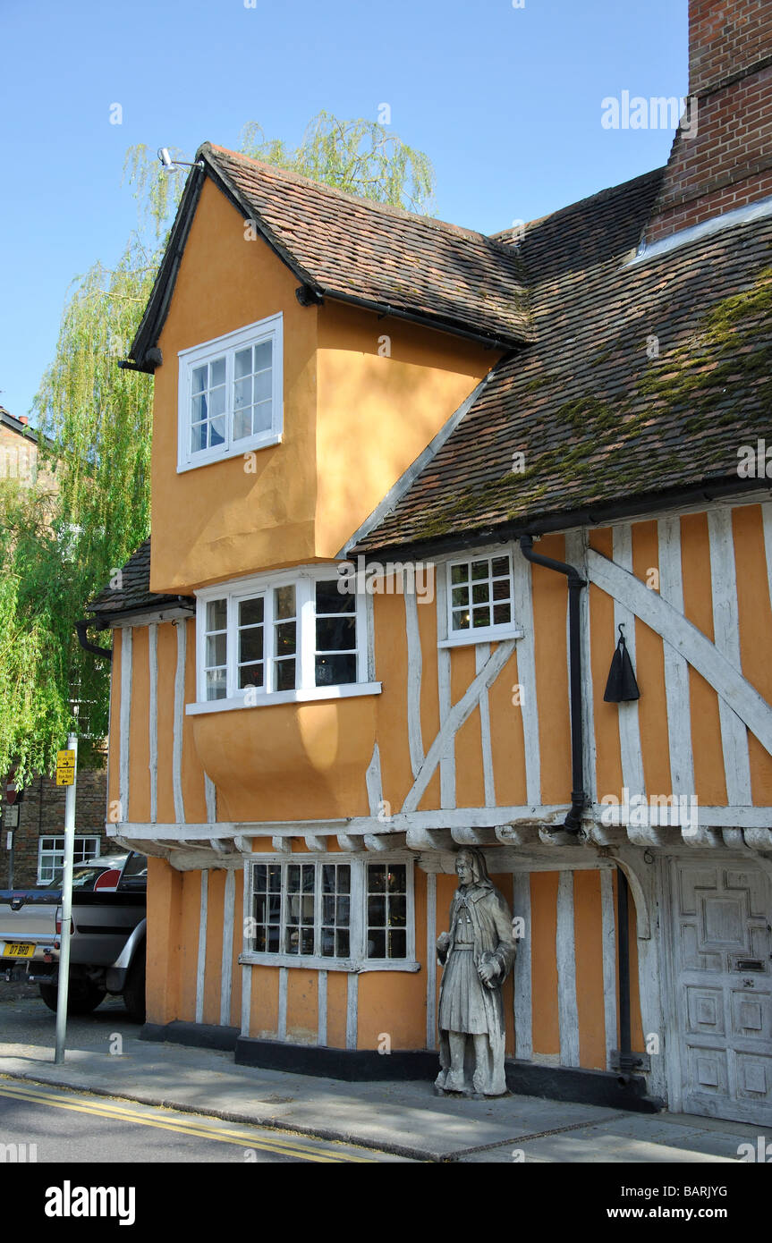 Der Altbau Vergers, St. Andrew Street, Hertford, Hertfordshire, England, Vereinigtes Königreich Stockfoto