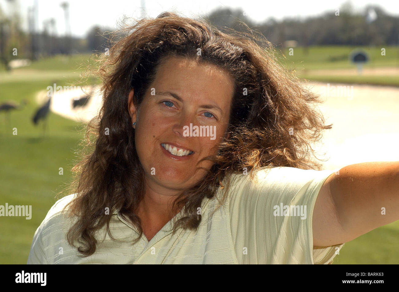 Fanny Sunesson wird am meisten gemerkt, als der GolfCaddy für Nick