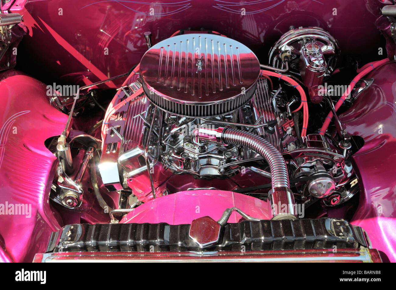 Makellos und spektakuläre Motor Stockfoto