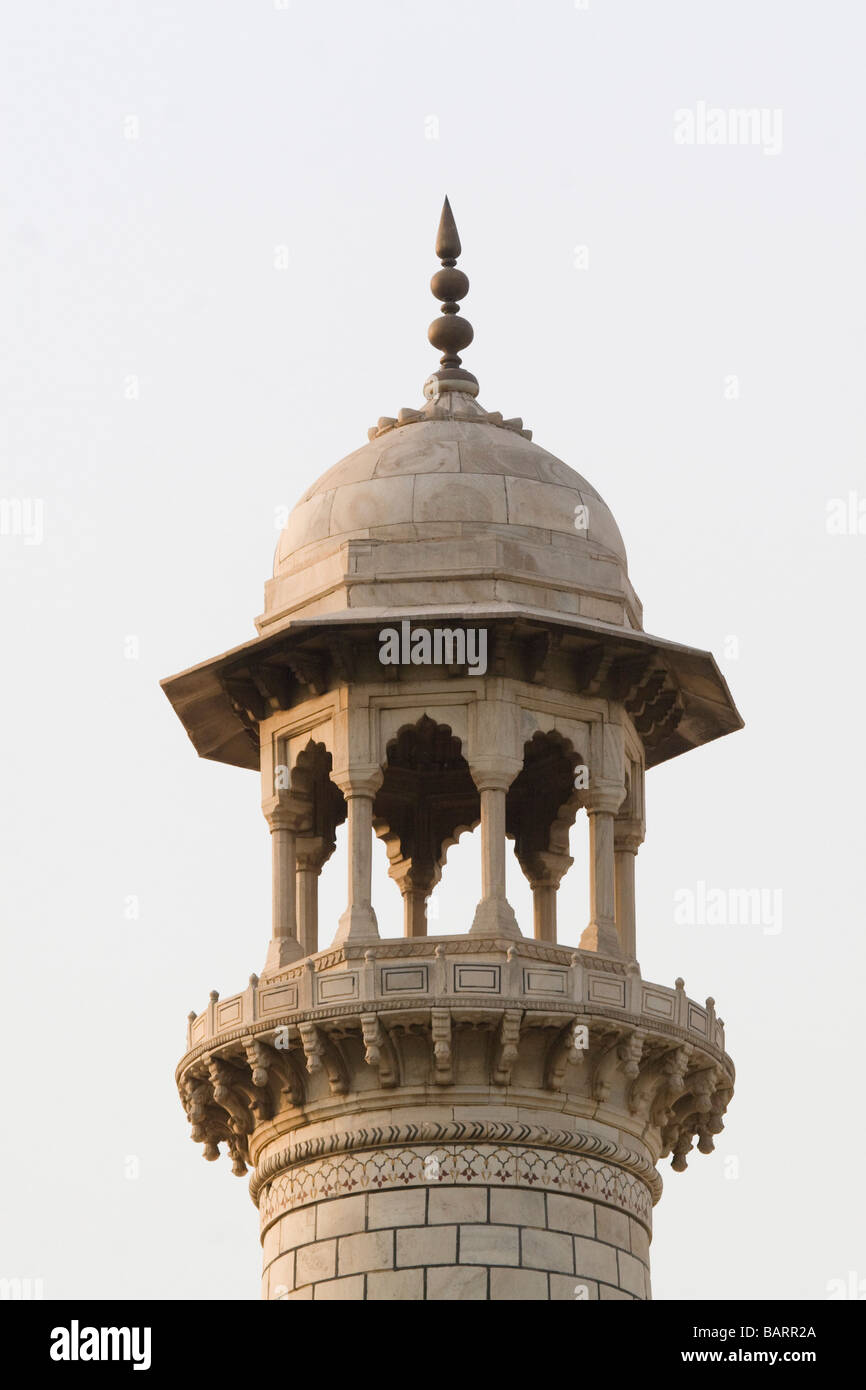 Uttar Pradesh-Agra Indien Taj Mahal Detail Stockfoto