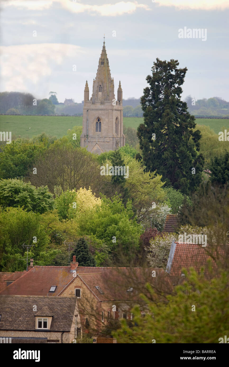 Pastorale Dorf Sene Empingham Rutland England Stockfoto