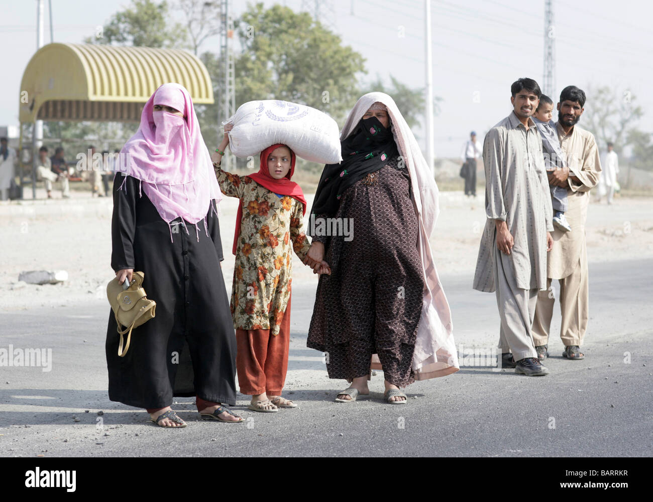 Straße Landschaft Islamabad-Pakistan Stockfoto