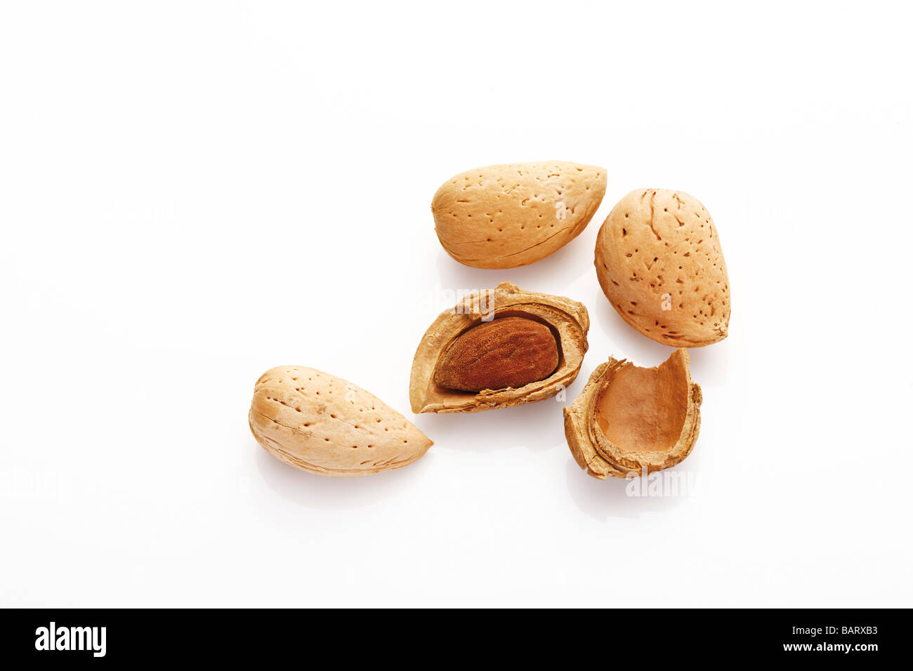 Mandeln, erhöhten Blick Stockfoto