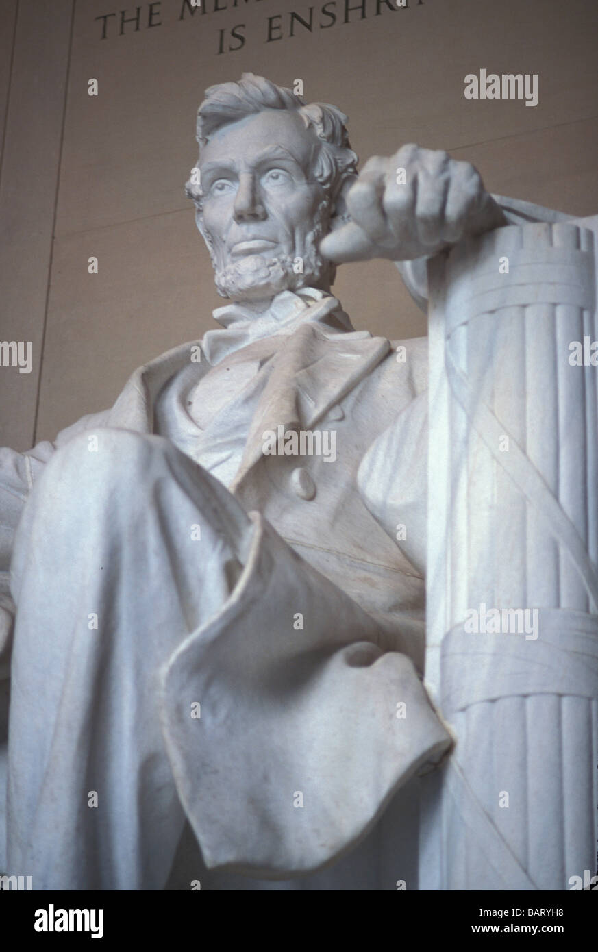 Lincoln Memorial Washington D C Bildhauers Daniel Chester French Stockfoto
