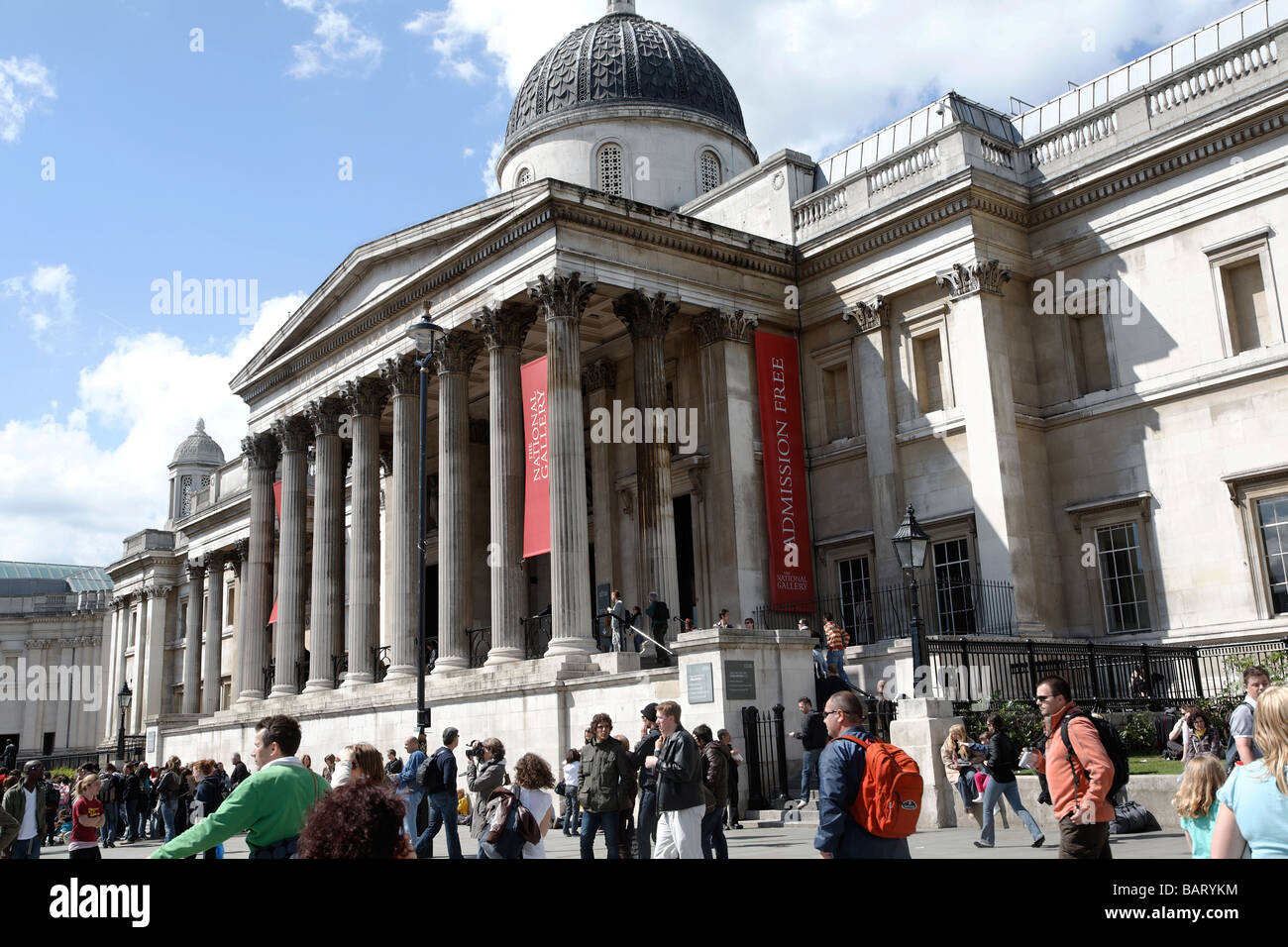 Die National Gallery, London, England Stockfoto