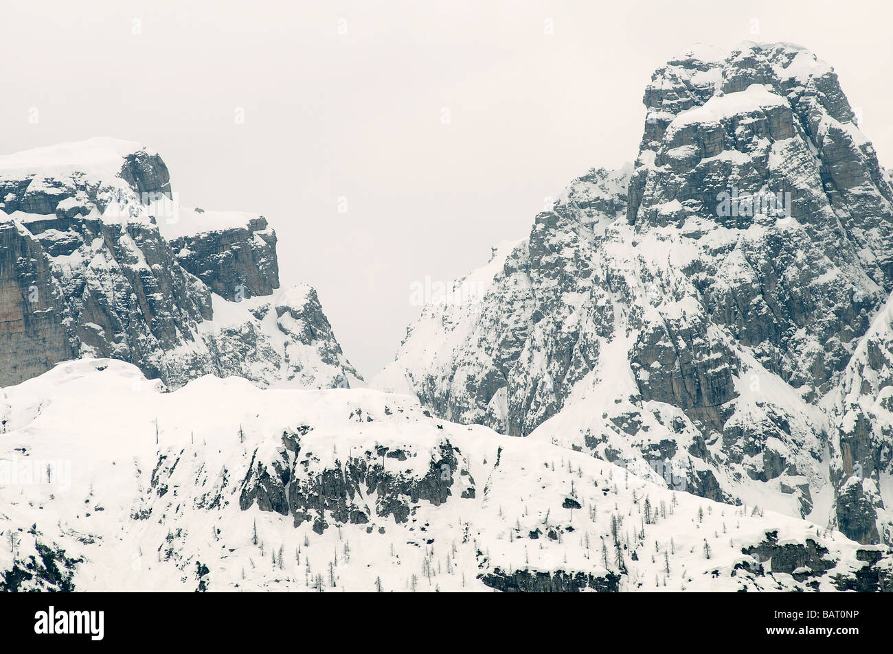 "Creton di Clap Grande" Bergspitze Stockfoto