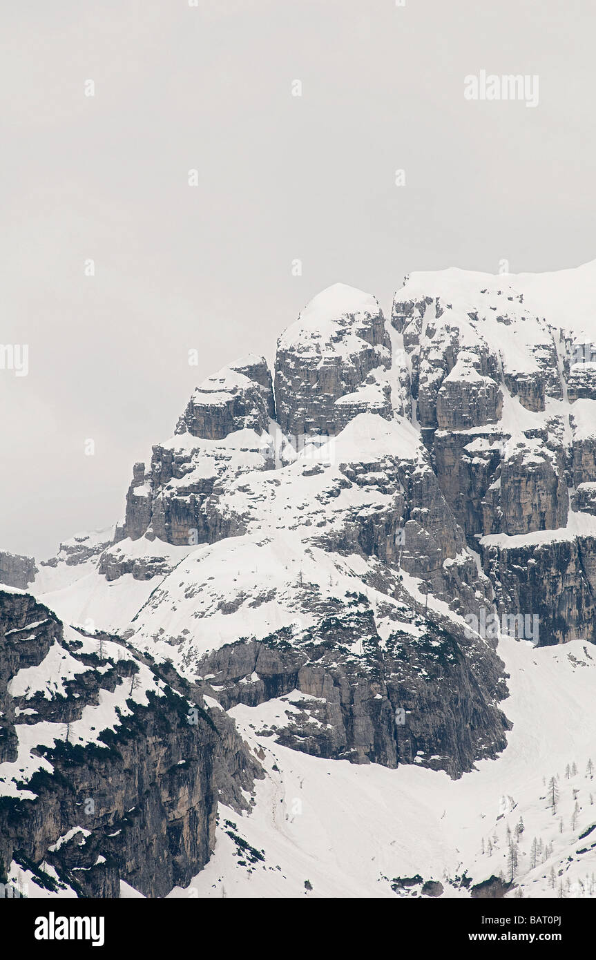 "Cima di Rio Bianco" Bergspitze Stockfoto