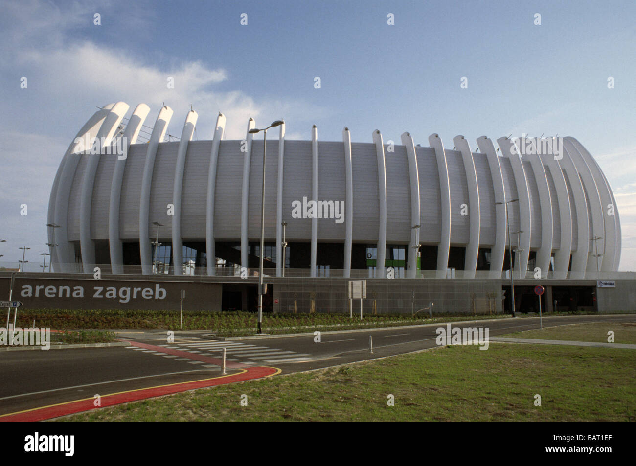 Arena Zagreb Hall, Kroatien Stockfoto